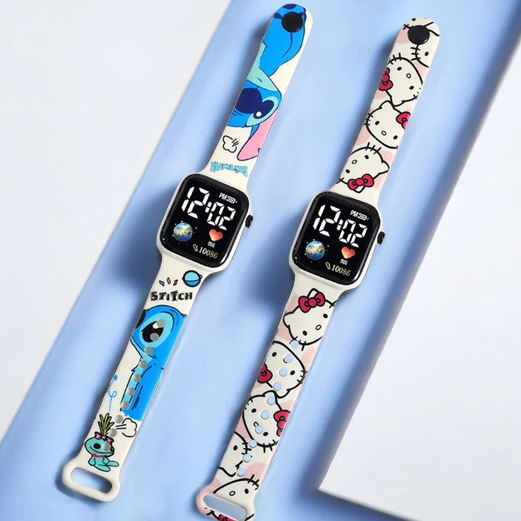 New Stitch Children Watches Girls Reloj Inteligente Para Niños Niña